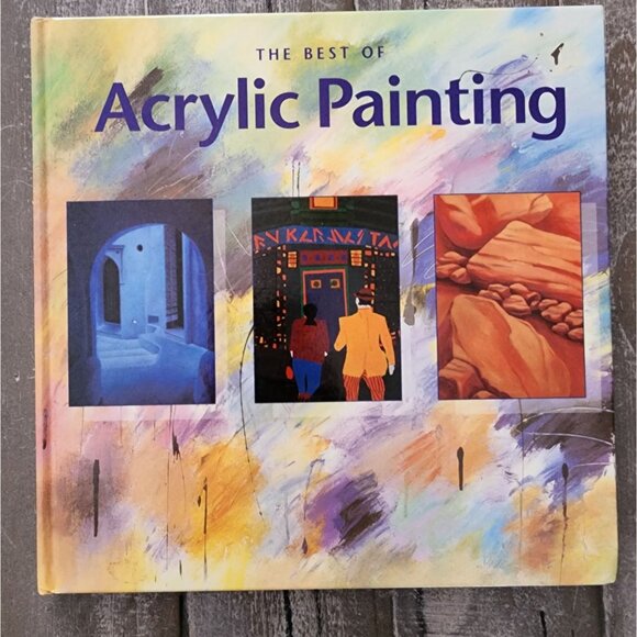 Set Of 3 Acrylic Painting Art Books Landscape Hardcover Softcover Educational - Picture 8 of 11